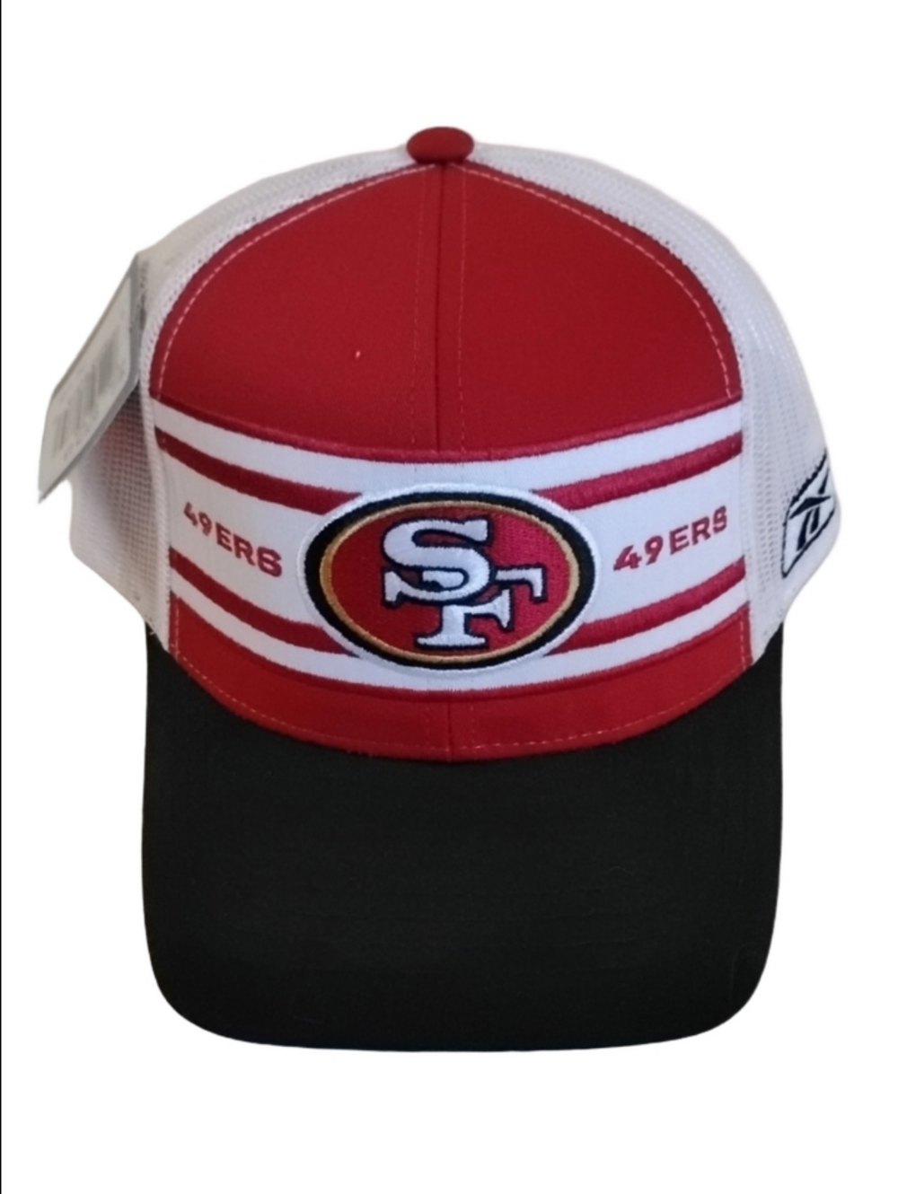 Reebok Kids Red, White & Black Trucker Cap with SF Logo